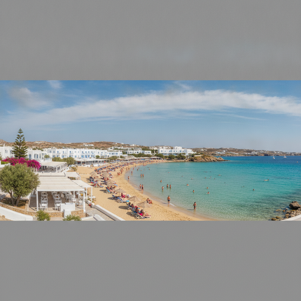 Platis Gialos on Mykonos