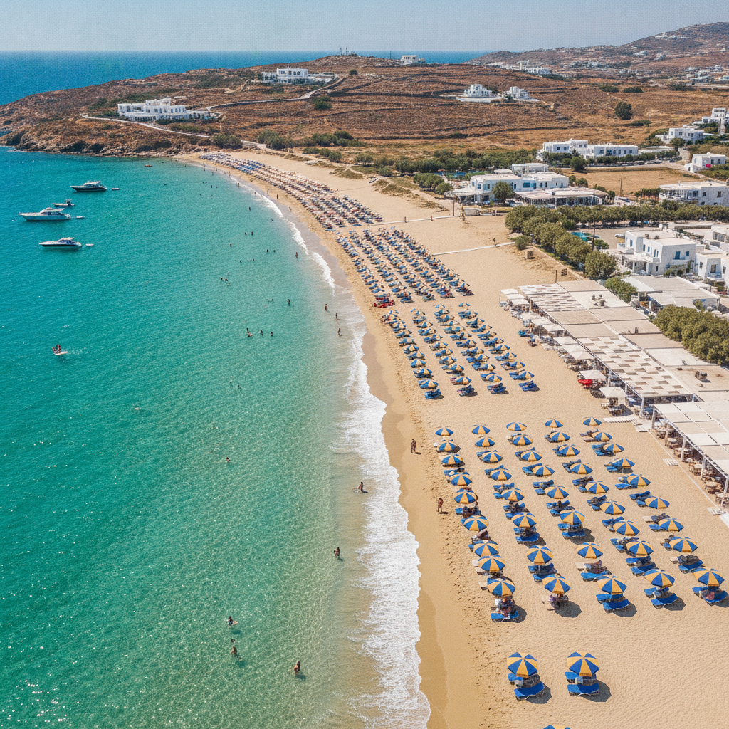 Platis Gialos on Mykonos
